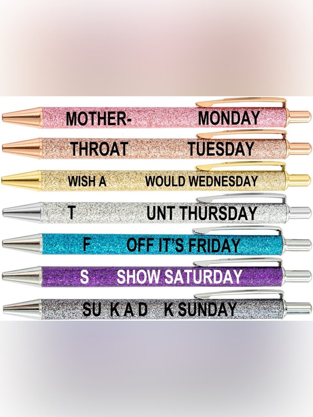 Glitter Fun Pens Of The Week👑Choose 1